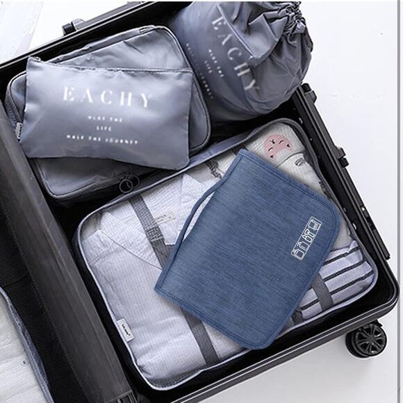 Travel Toiletry Bag Hanging Toiletry Bag Water-Resistant， Makeup Cosmetic Bag - Picture 4 of 9